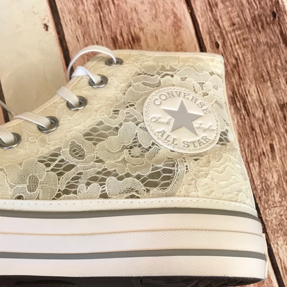 Converse Chuck Taylor Lace High Top Sneakers 8.5 - Picture 3 of 8